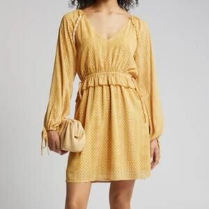 BTFL-Life Georgina Print Long Sleeve Dress